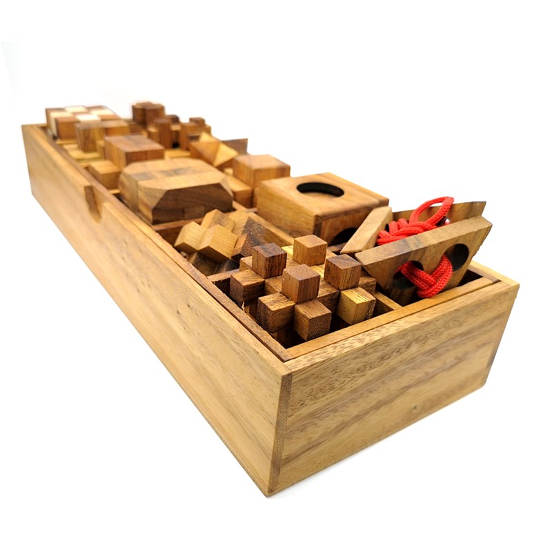 Eureka ! - Le coffret en bois 12 casse-tête