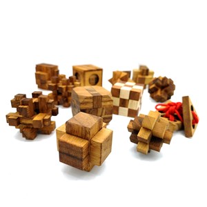 Le coffret en bois 12 casse-tête