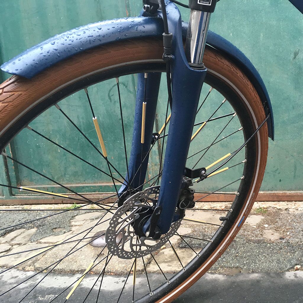 Réflecteurs roue de vélo multicolore - Rainette