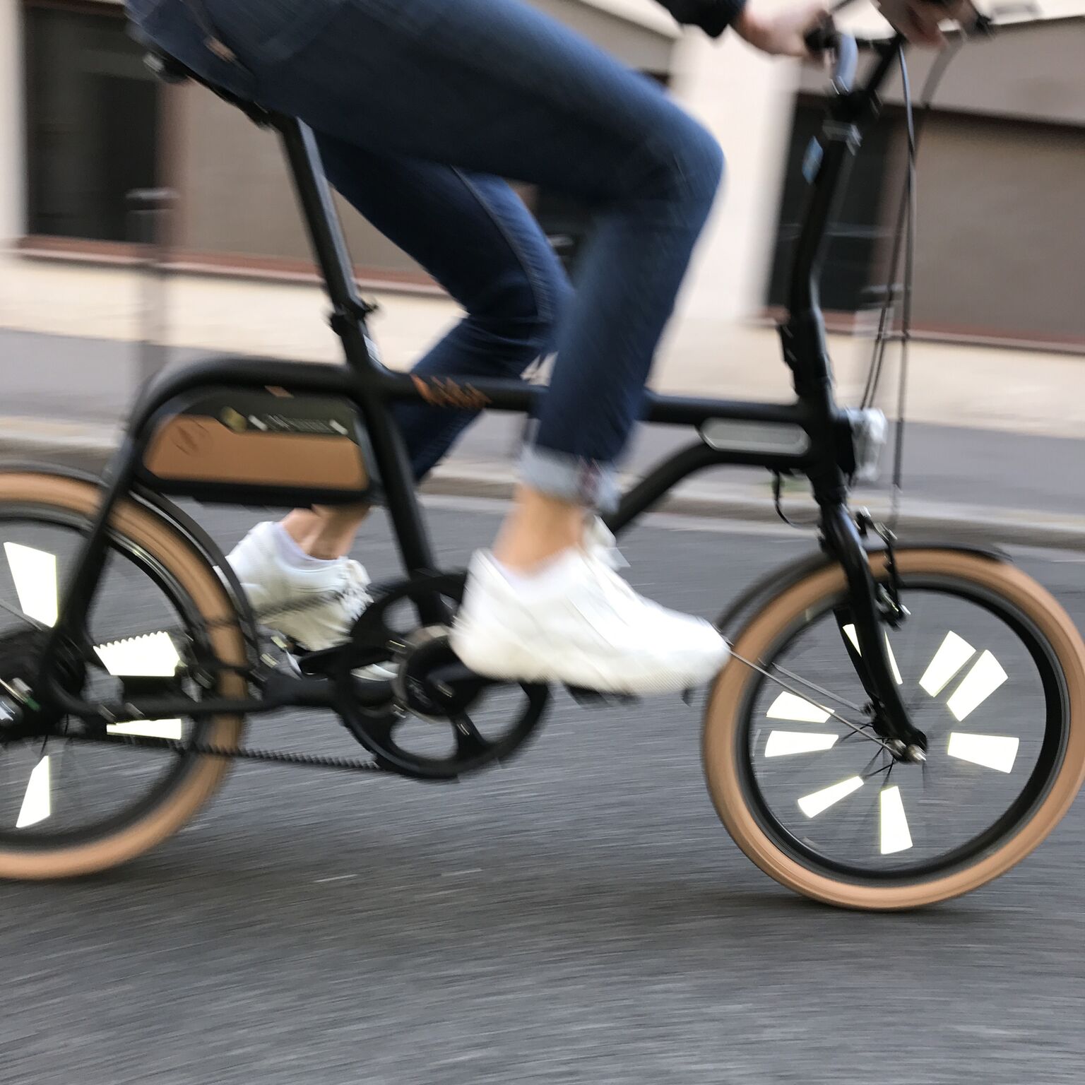 Réflecteurs roue de vélo doré noir argent - Rainette
