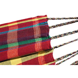Hamac double madras rouge
