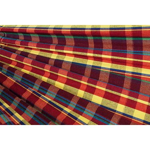 Hamac double madras rouge