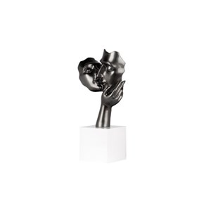 Statue design amore gris perle collectio