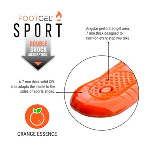 Semelles footgel multisport-parfum