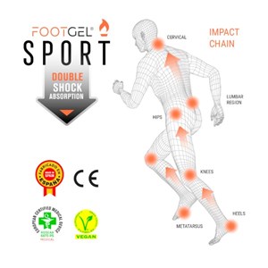 Semelles footgel multisport-parfum