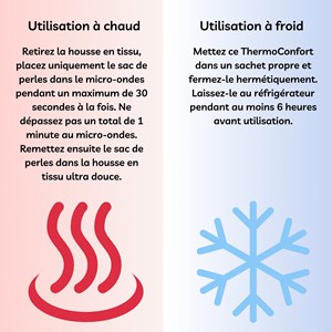 Masque relaxant chaud froid naturel