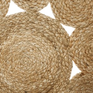 Tapis jute ajouré 80 cm