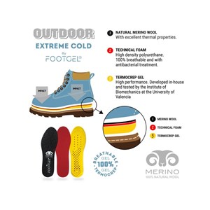 Semelles footgel outdoor froid extrême