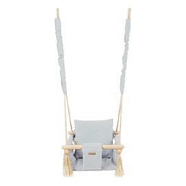 Balançoire bascule bois argent