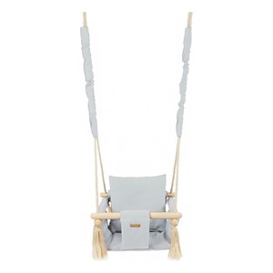 Balançoire bascule bois argent