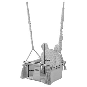 Balançoire velinda marron