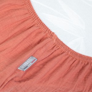 Drap housse berceau gaze de coton