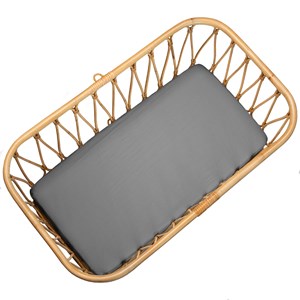 Drap housse berceau gaze coton carreaux