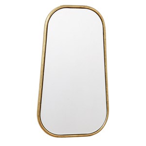 Miroir organique dore 30x52cm