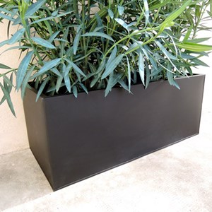Jardinière rectangulaire à poser
