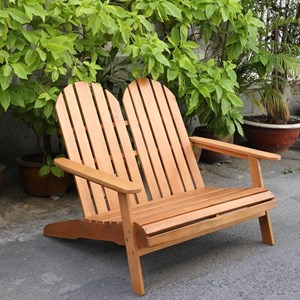 Fauteuil bas double adirondack