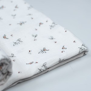 Drap housse berceau gaze de coton melody
