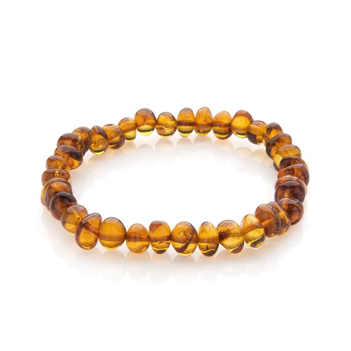 naturel ambre de la Baltique bracelets Corde élastique 