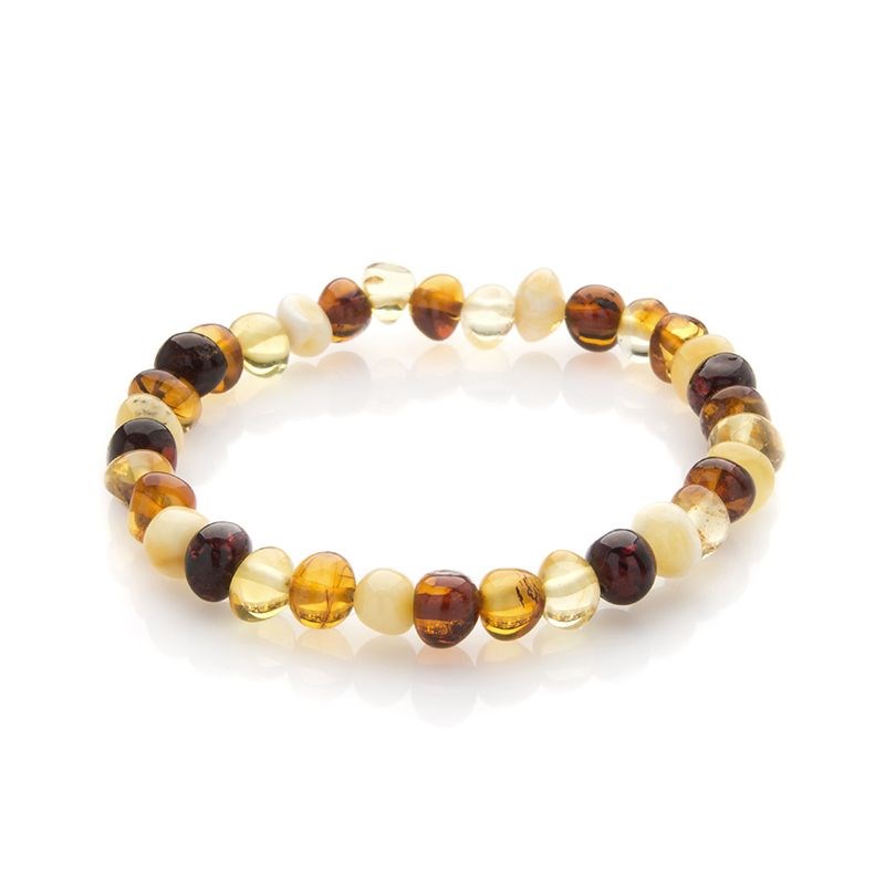 Bracciale con pietra di luna e turchese, in argento 925 rodiato