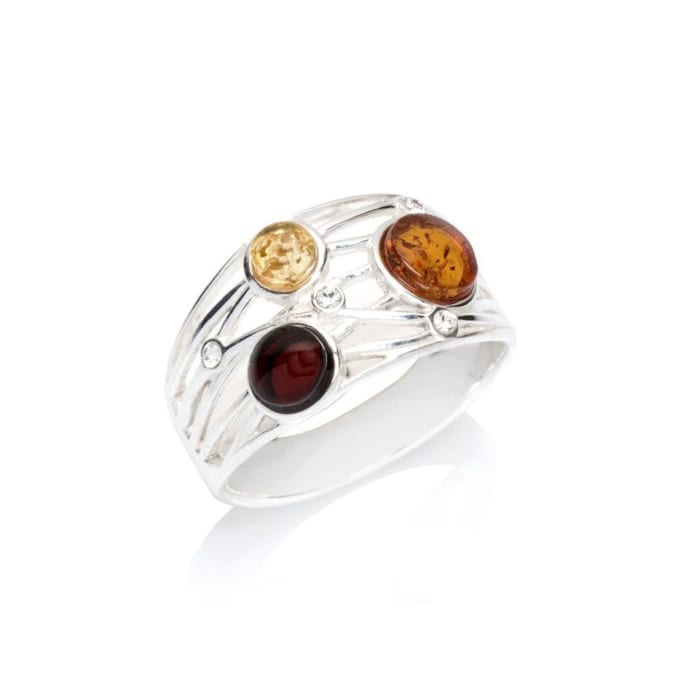 Bague En Verre Style Murano - BAM3 - Neuf Sans Emballage - Bijou Coloré Et Original