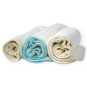 Lot de 2 inserts langes bambou et coton