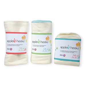 Lot de 2 doublures en bambou applecheeks