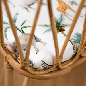 Drap housse berceau coton safari