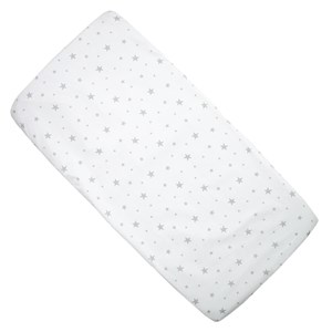 Drap housse berceau coton stella blanc