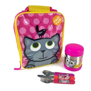 Lot de 3 couverts avec étui bluebell tum