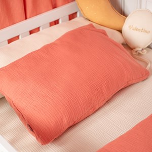 Taie d'oreiller gaze de coton jeanne