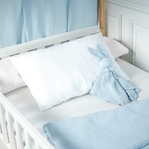 Taie d'oreiller gaze de coton jeanne