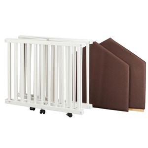 Parc bébé pliable blanc lies