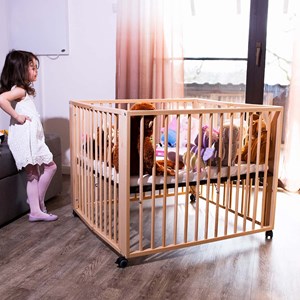 Parc bébé pliable moritz natural 84 x