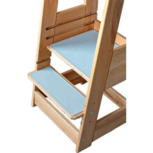 Tissy - Tapis antidérapant pour tour gris 27 x