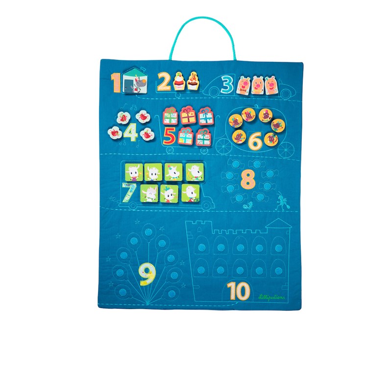 Panneau j'apprends à compter