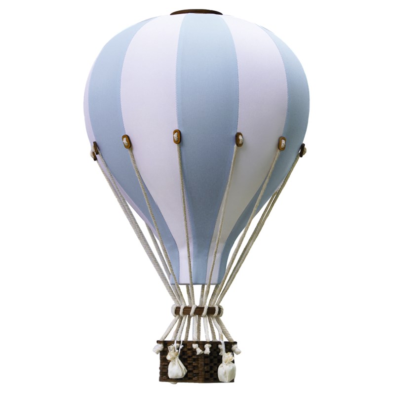 Montgolfière décorative bleu clair - l