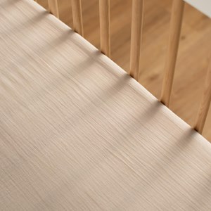 Drap housse gaze de coton à carreaux