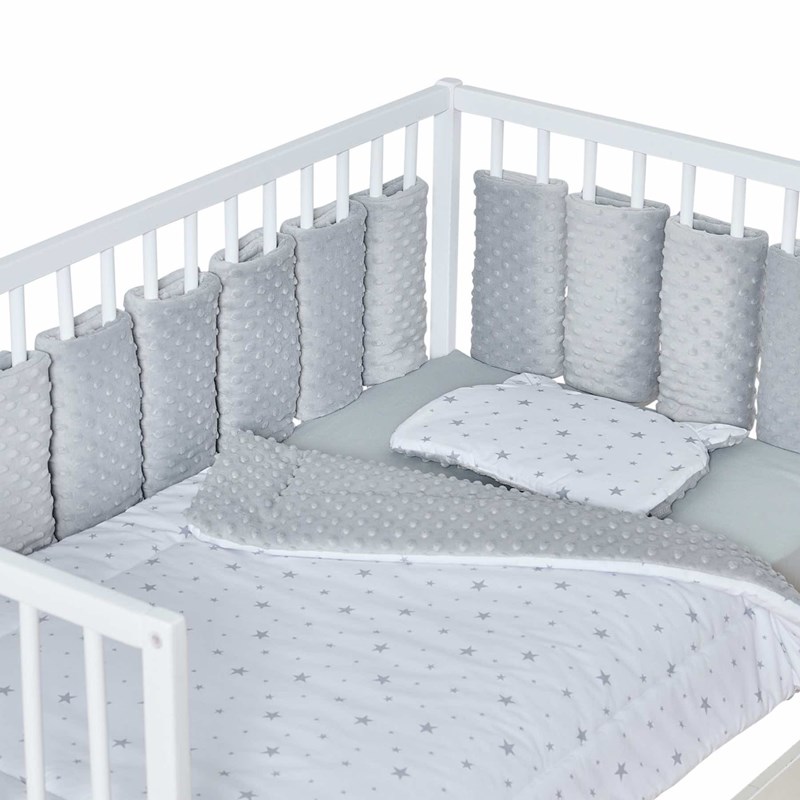 Tour de lit 10 pièces modulable minky