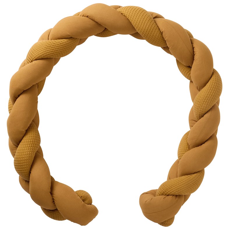 Tresse tour de lit bébé déco noisette