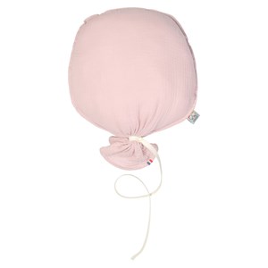 Ballon mural gaze coton  rose 38 cm
