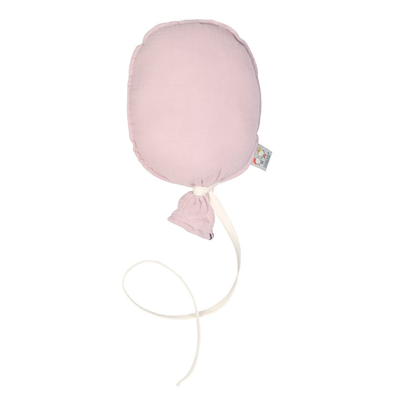 Ballon mural gaze coton rose 28 cm