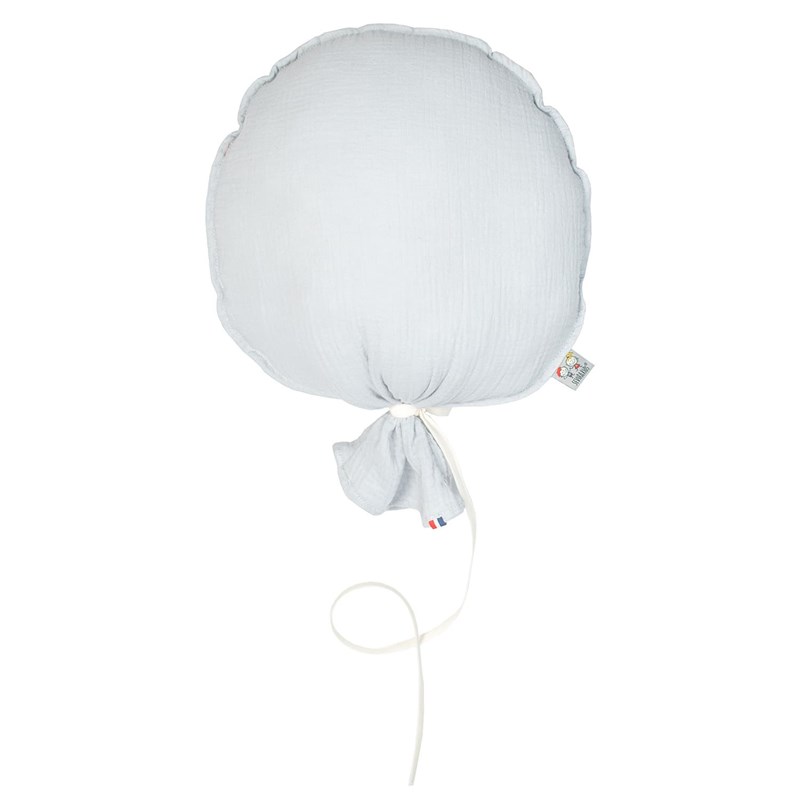 Ballon mural gaze coton gris 38 cm