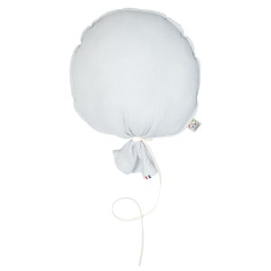 Ballon mural gaze coton  gris 38 cm