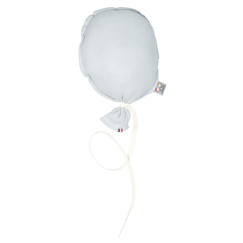 Ballon mural gaze coton gris 28 cm