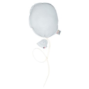 Ballon mural gaze coton  gris 28 cm