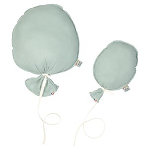 Ballon mural gaze coton  vert de gris