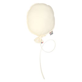 Ballon mural gaze coton  écru 28 cm