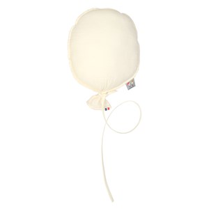 Ballon mural gaze coton  écru 28 cm