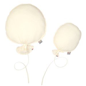 Ballon mural gaze coton  écru 28 cm
