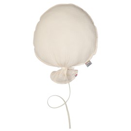 Ballon mural gaze coton  beige 38 cm
